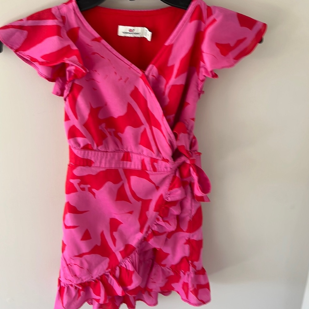 Vineyard Vines, girls wrap dress.